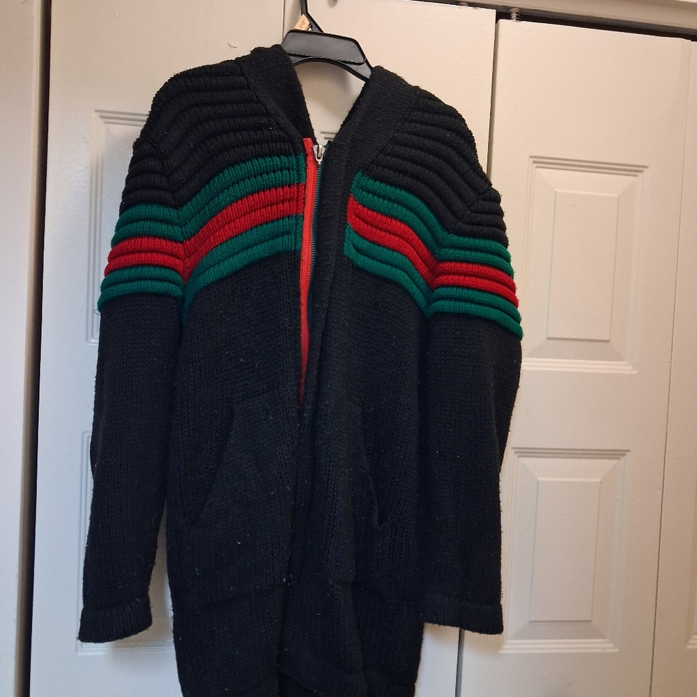 Suslo Couture Men Hoodie Knit  Sweater |  with Pockets Heavy Weight Medium.Size